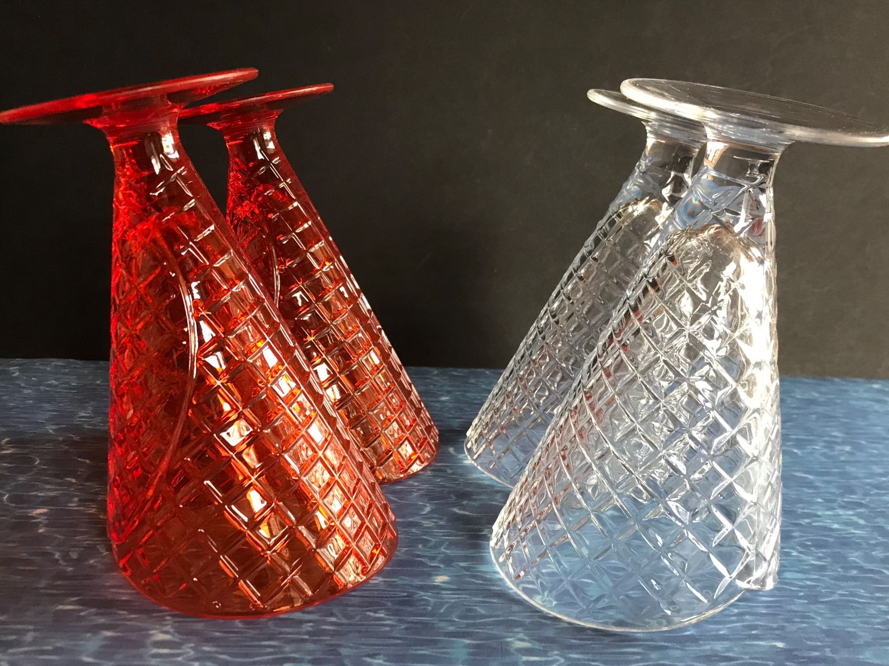 Bicchieri: Glas KUNSTSTOFF Becher Eisbecher Coupeglas Camping 4Stk – Usato da Däniken SO venduto da allerlei54 8