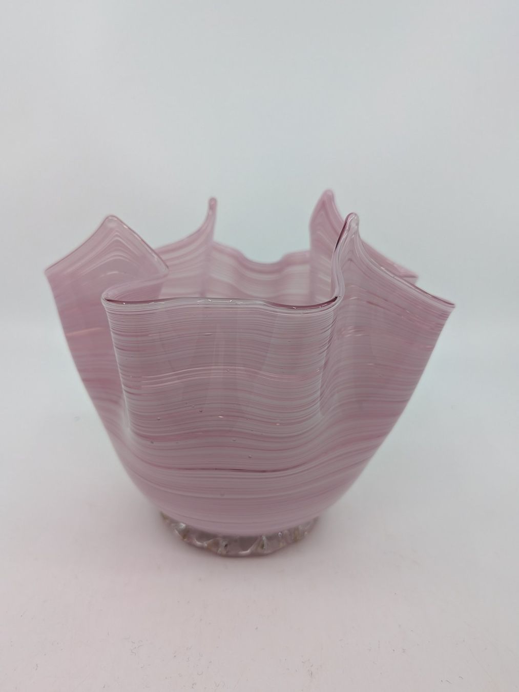 Murano Vasi & Recipienti: Murano Fazzoletti Schale oder Vase – Usato da Emmen venduto da magelan