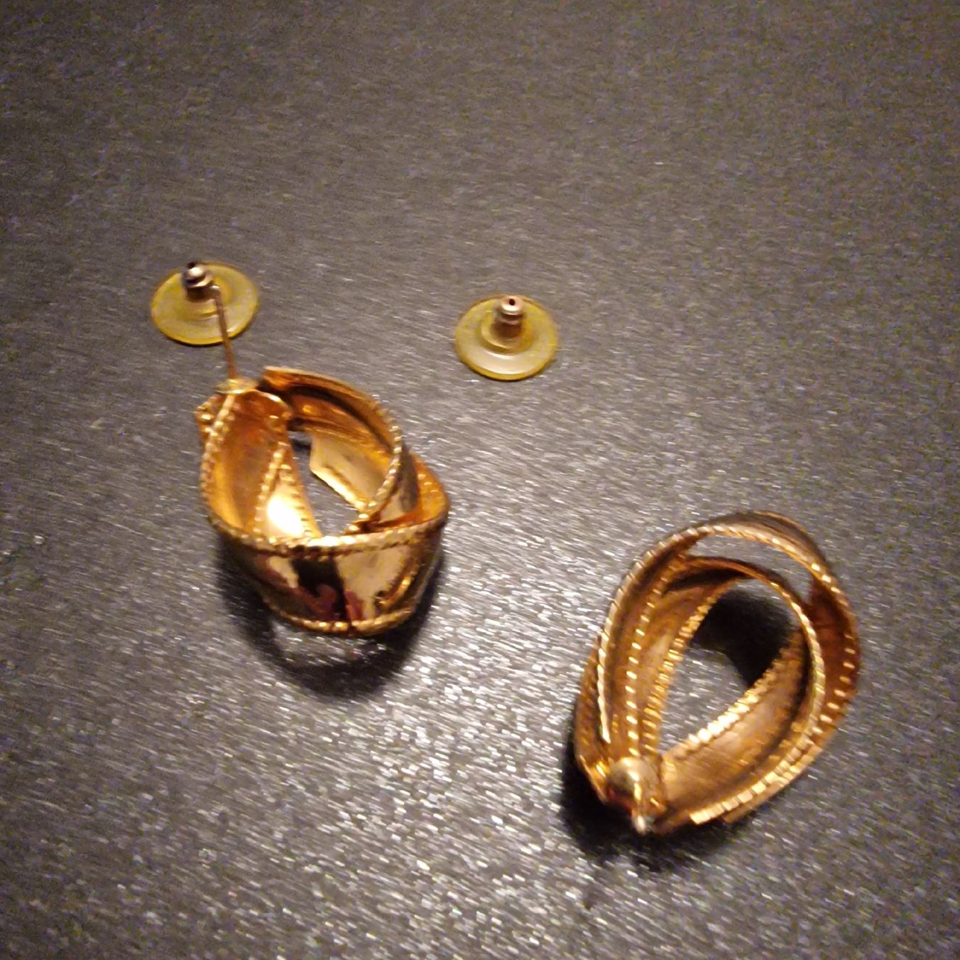 Ohrringe & -stecker: Art Deco Steck Ohrringe vergoldet – Gebraucht aus St. Gallen von mania03 1