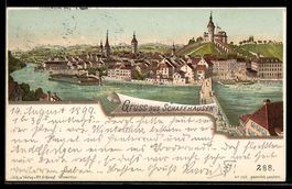 Lithographie Schaffhausen, Gesamtansicht