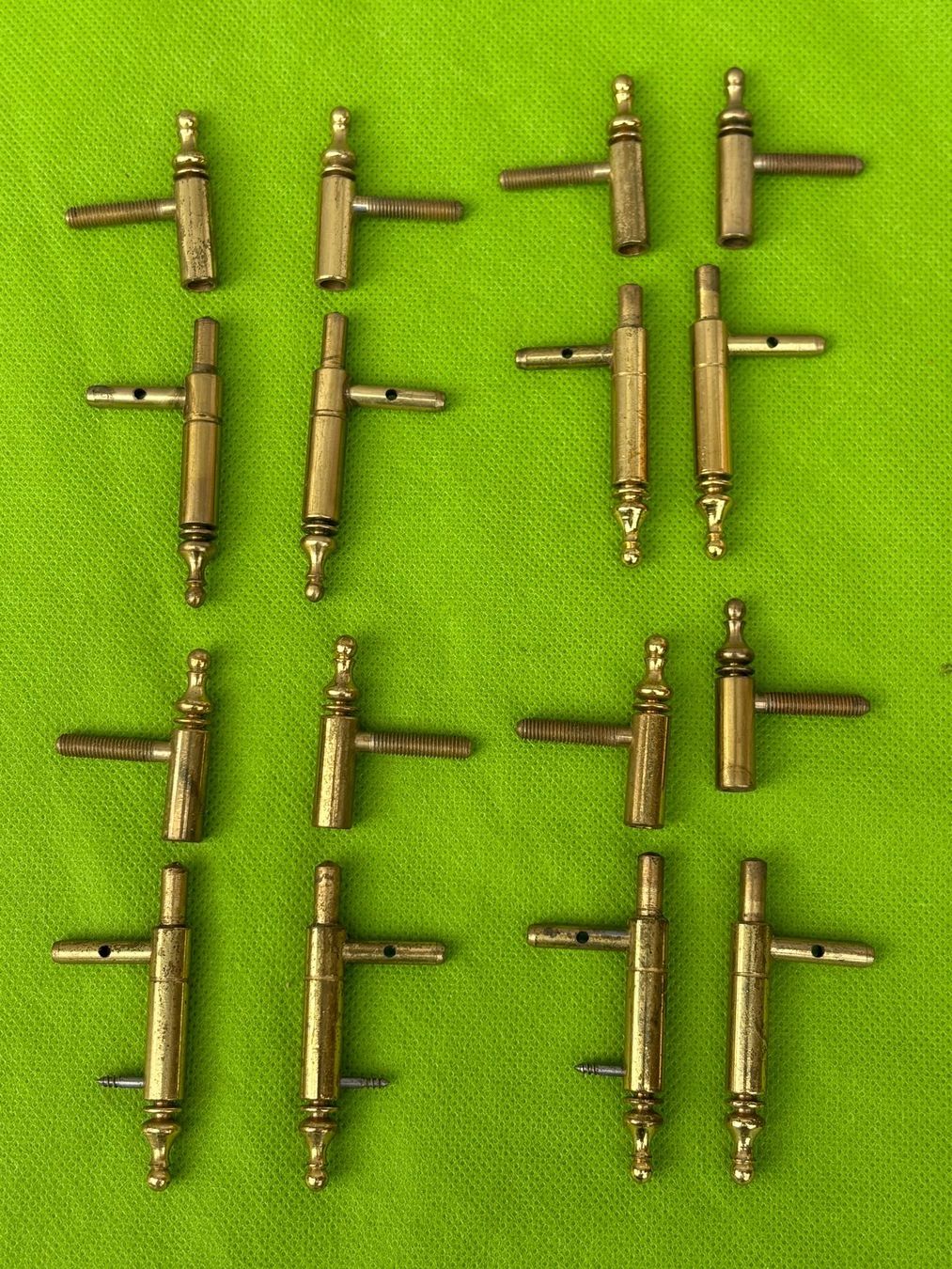 Eisenwaren: alte Möbelscharniere Messing 8 Stück – Gebraucht aus Wil SG von rolandsflohland 3
