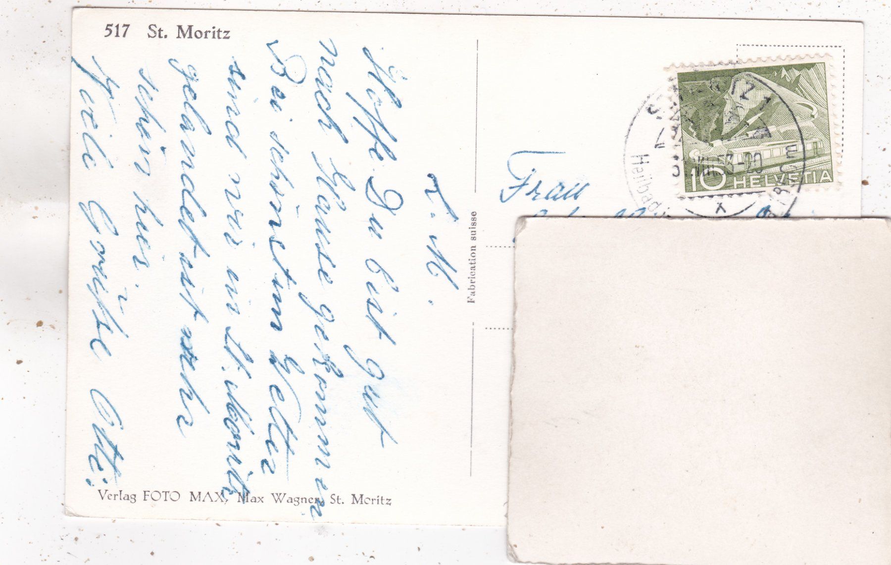 Cartes postales: St. Moritz 1953 – D'occasion à Herisau par Lisegrat2008 1