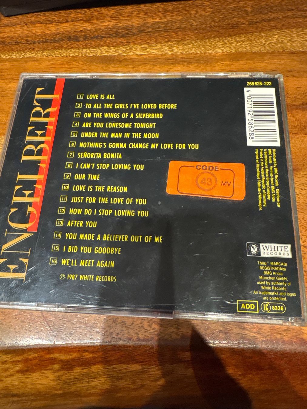 CDs: Engelbert Remember I Love You CD – Gebraucht aus Andwil SG von schmei 1