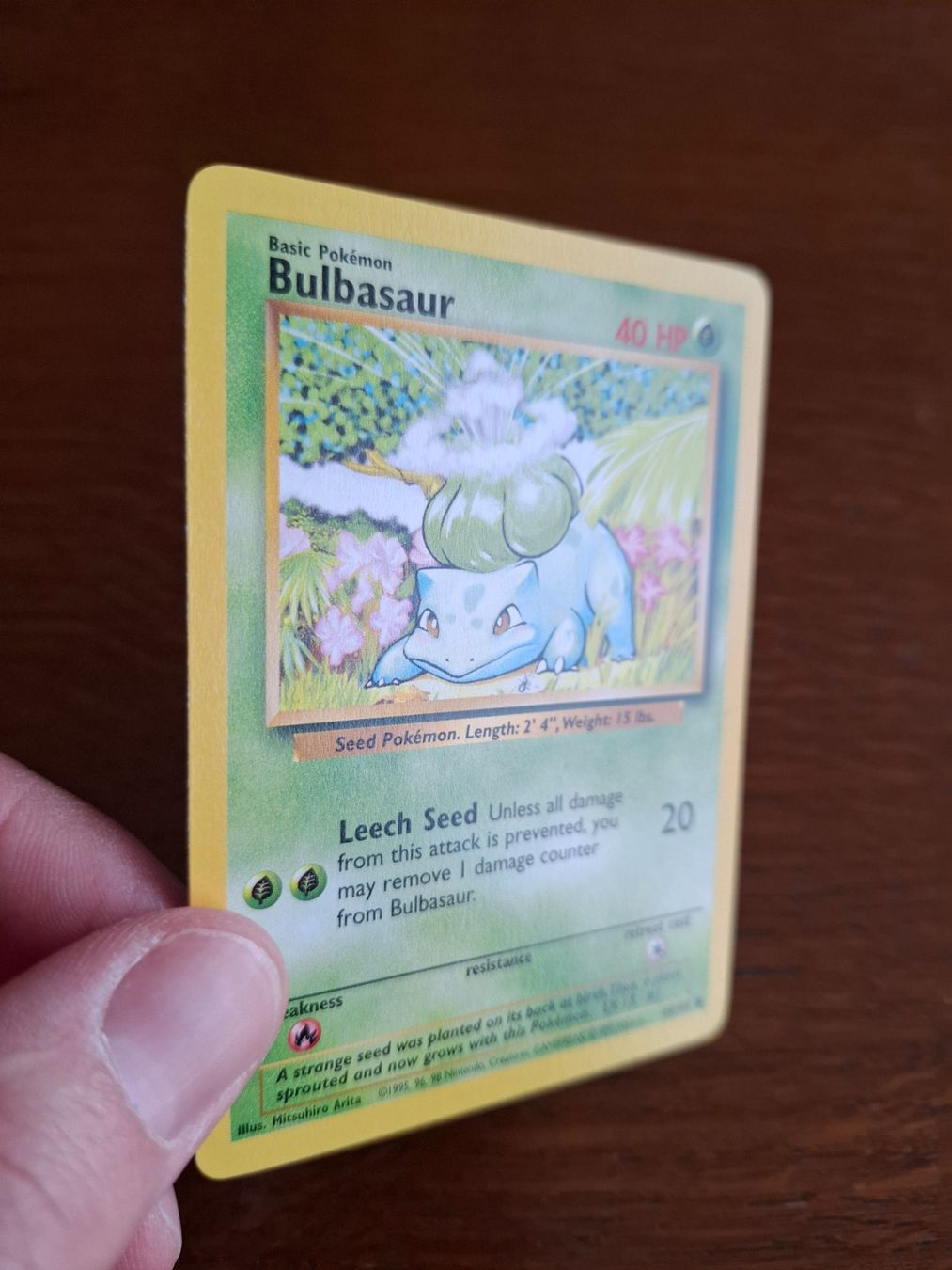 Pokémon Sammelbilder & Trading cards: Pokemon Bulbasaur Base Set 44/102 – Gebraucht aus Giornico von ale_lc8k 2