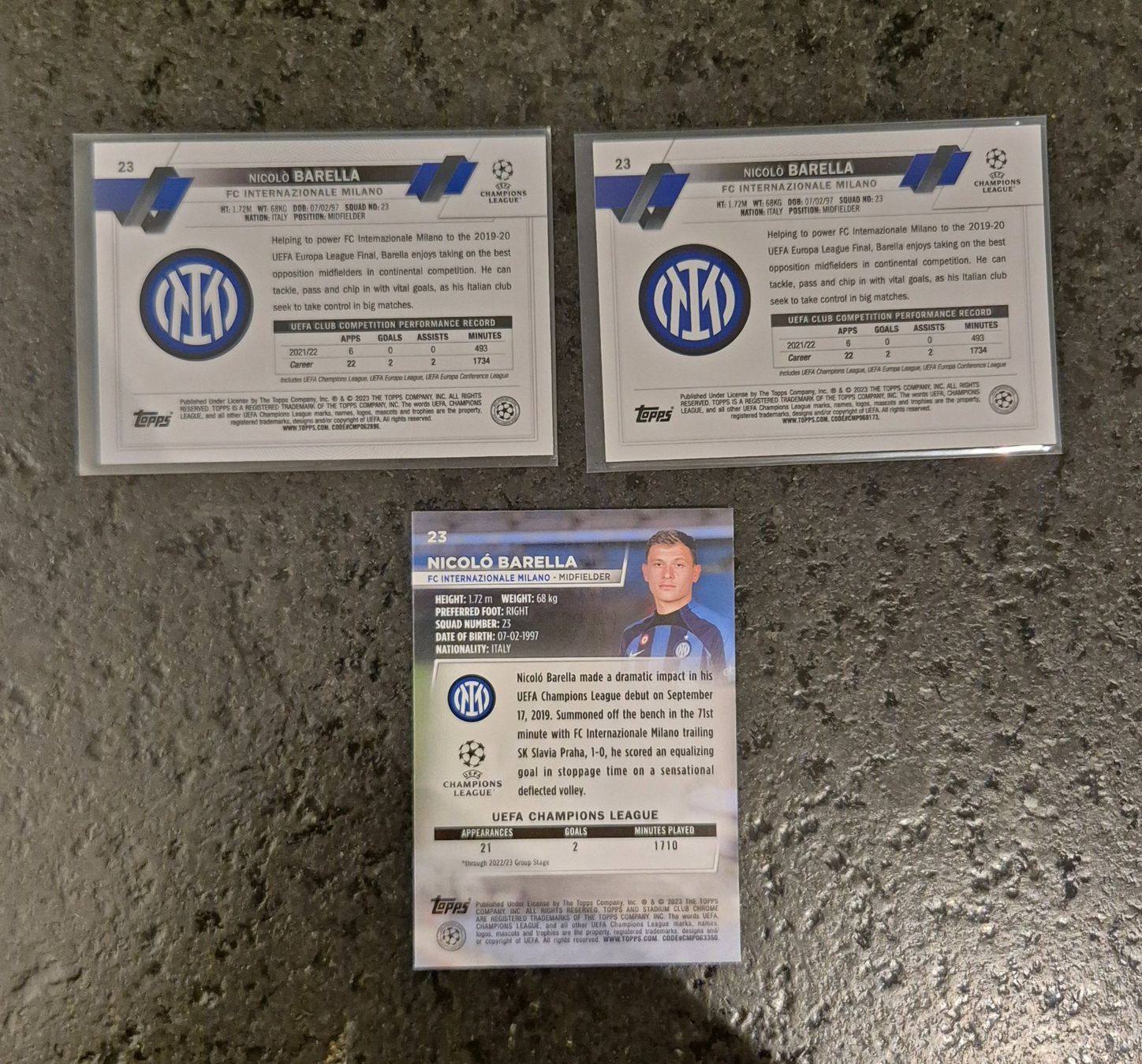 Topps Sammelbilder & Trading cards: Nicolo Barella - Inter Milan - Topps – Neu (gemäss Beschreibung) aus Burg AG von Danoe 1