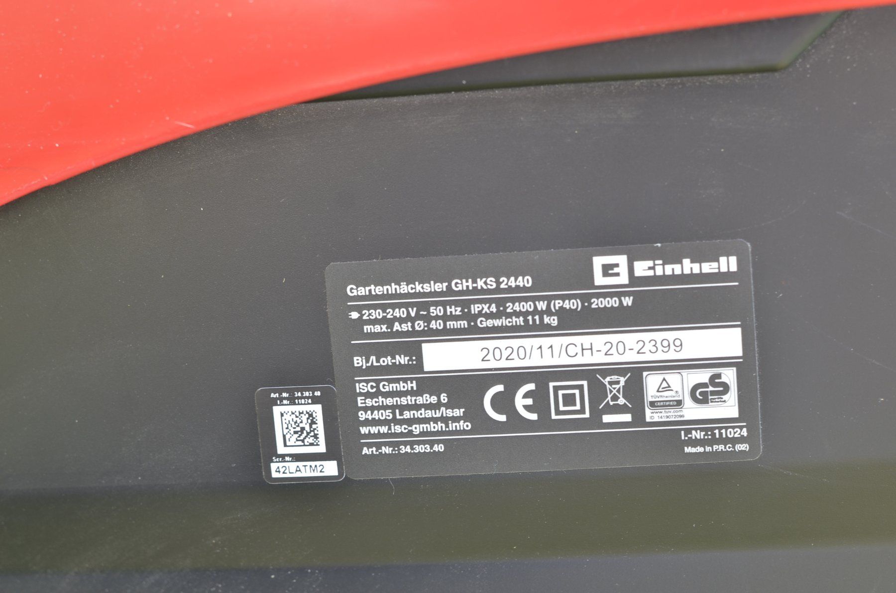 Einhell Trinciatrici: Broyeur à branches – Usato da Renan BE venduto da myc_l5d6 4
