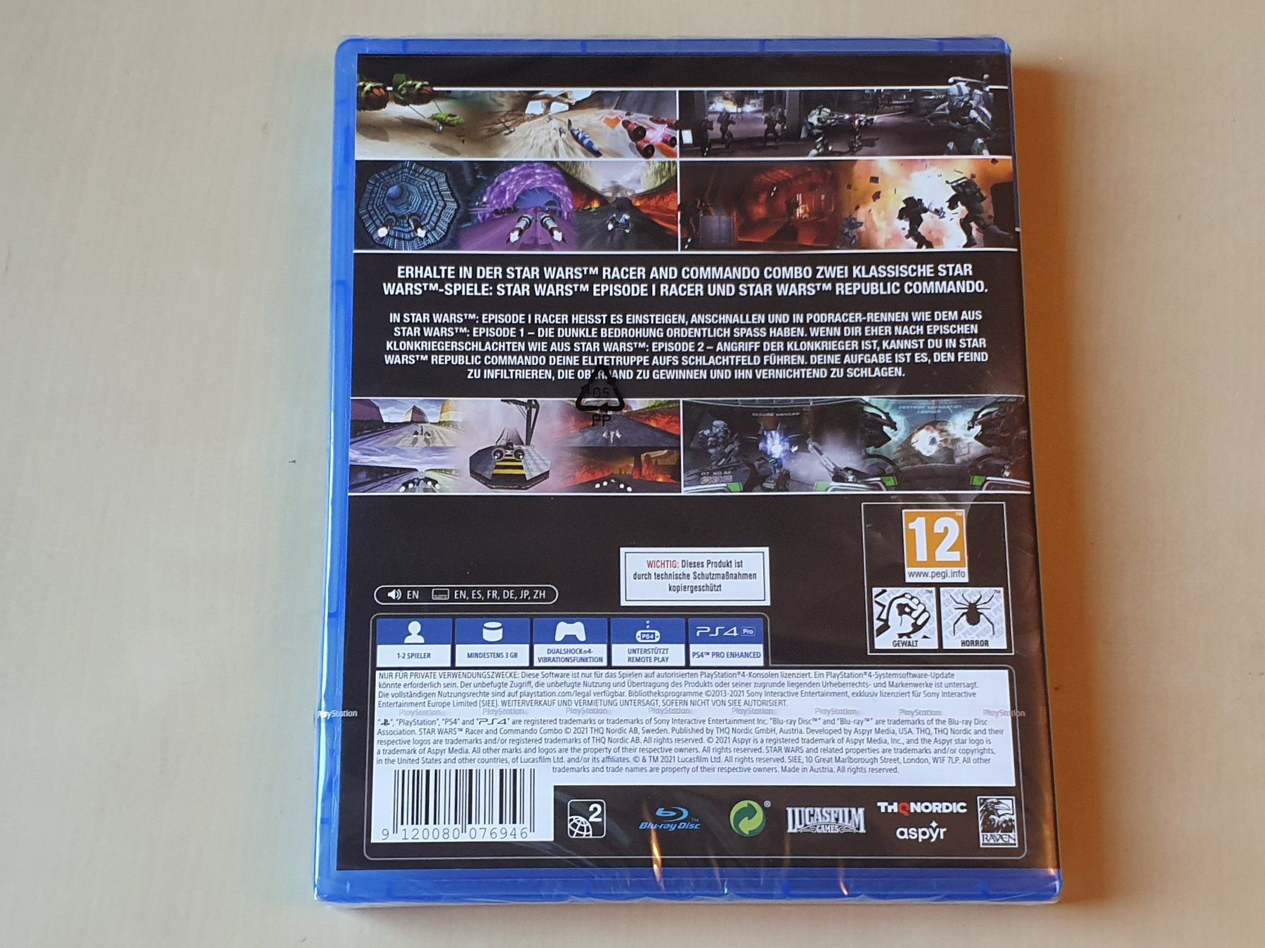 Sony Giochi: Star Wars Racer & Commando Combo neu und ovp – Nuovo e nell'imballaggio originale da Stansstad venduto da collectorsshop 1