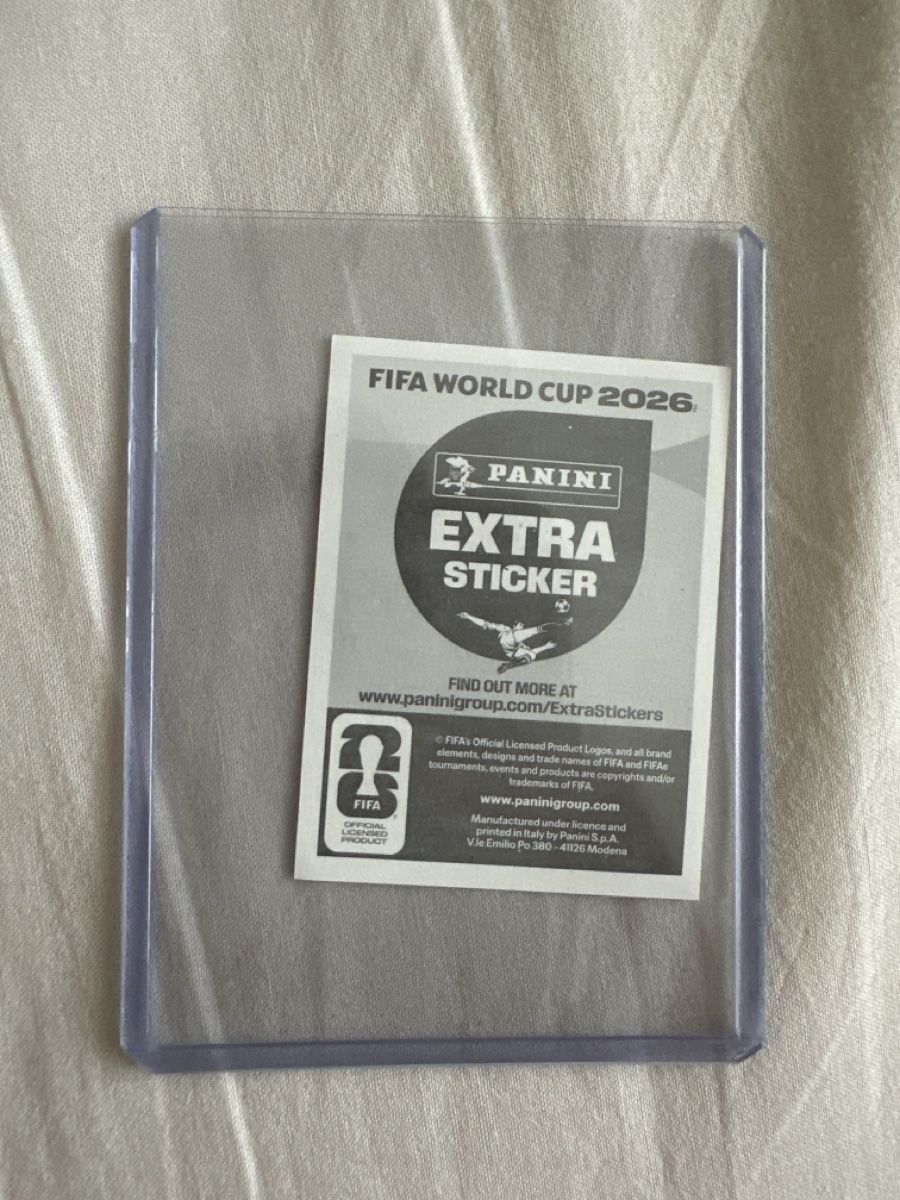Panini Sammelbilder & Trading cards: Extra Sticker Gold WM 26: Luka Modric – Neu und originalverpackt aus Winterthur von sah_gn89 1