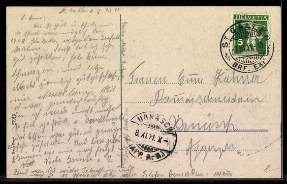 Cartoline postali: AK St. Gallen, Marktplatz – Usato da Berlin venduto da bartko-reher 1