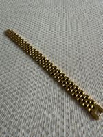 Bracelet en acier doré