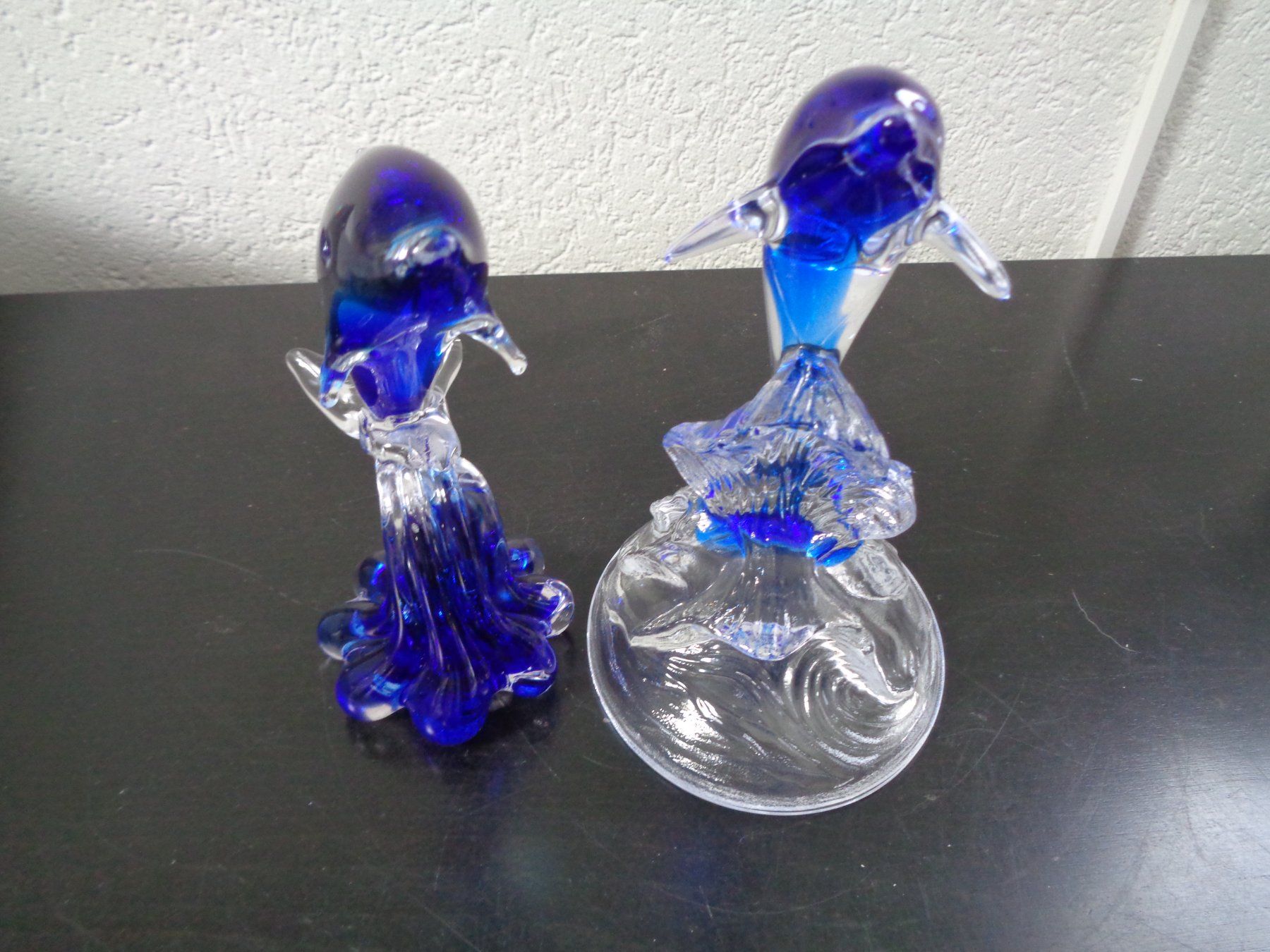 Figuren: Delfin aus Kristall Glas (2 Stk.) – Gebraucht aus Langenbruck von Gumsi 3
