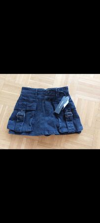 Jupe-short en jean 2Y STUDIOS noire taille 24 neuve 