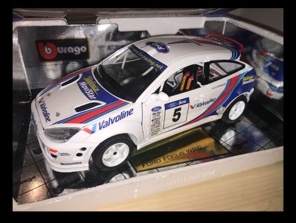 choche ford focus- martini-a escala 1/24-fabric - Comprar Coches a