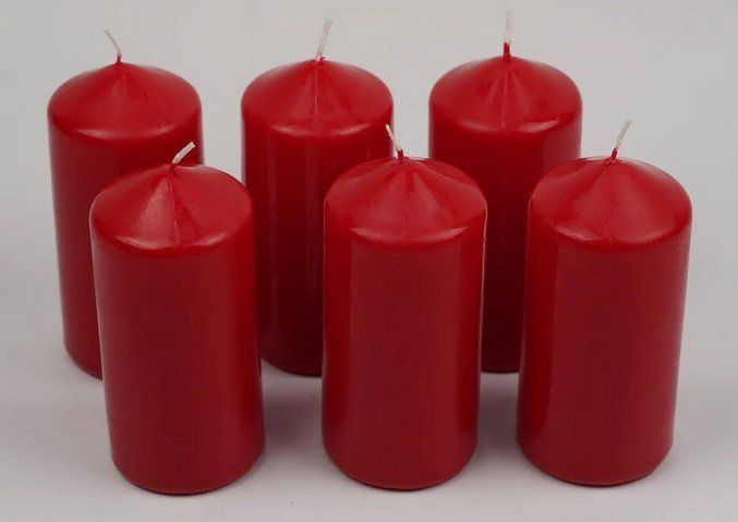 Candele: 6 Stk. Spitzkerzen 6x13cm – Nuovo e nell'imballaggio originale da Oensingen venduto da Liquidations-Shop