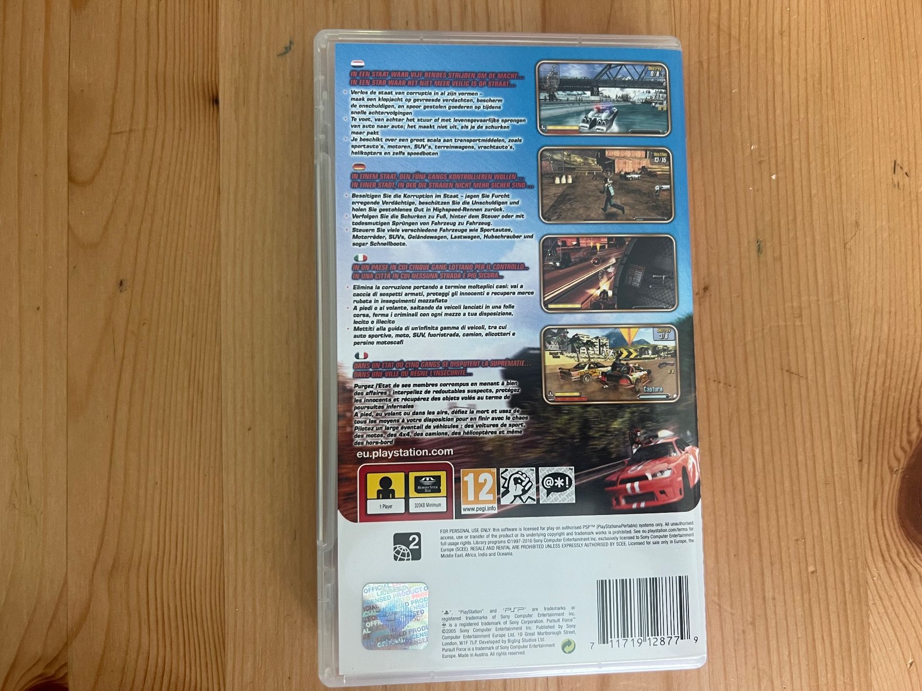 Sony Giochi: PSP Pursuit Force – Usato da st.gallen venduto da SoCre75 2
