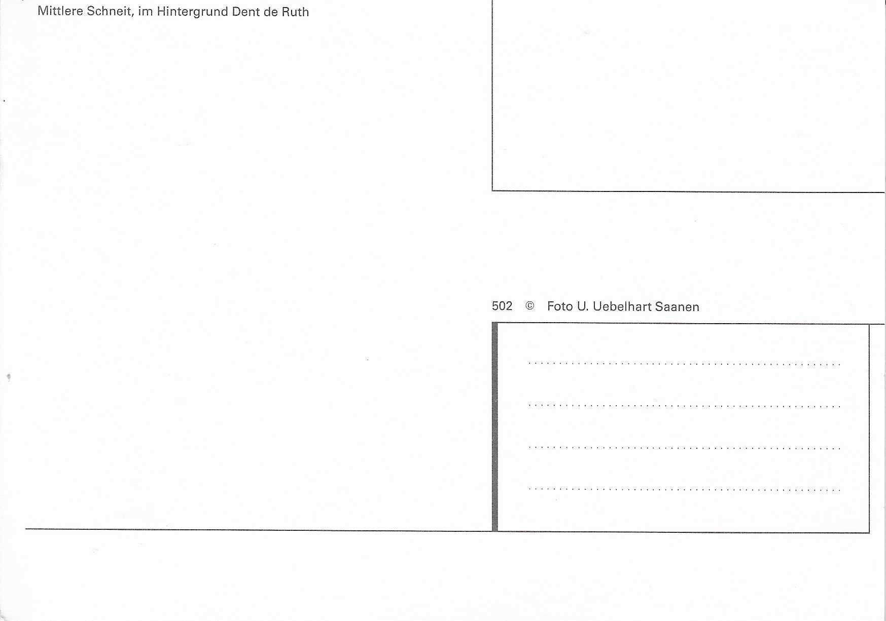 Cartes postales: Saanenland BE – Neuf (Voir description) à Rothrist par Stranglehold 1