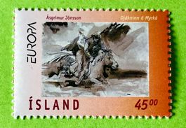 BRIEFMARKEN AUS Island UNGESTEMPELT  Siehe Original Fotos. 