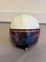 Mädchen Alpina Skihelm mit Visier - Grösse 48-52