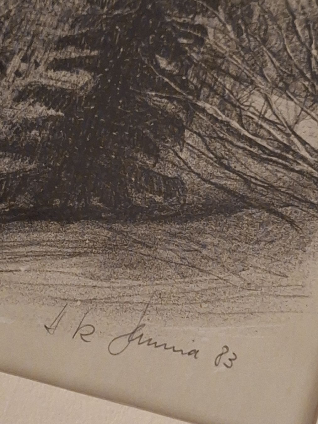 Arts picturaux & lithographies: Orginallithographie Lütisburg H.R.Schmid 83 – D'occasion à Ganterschwil par HeidiuPeter 1