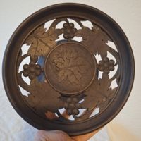 Versand möglich! Geschnitzter Teller, Musikspiel, Spieluhr