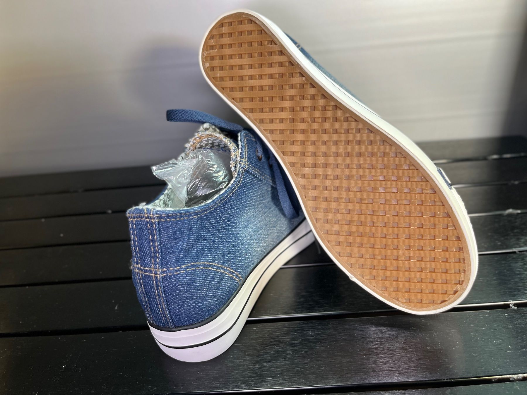 Damenschuhe: Mengsai Blaue Jeans-Sneaker, Schuhe Gr. 38 – Neu und originalverpackt aus Tafers von JP911 5