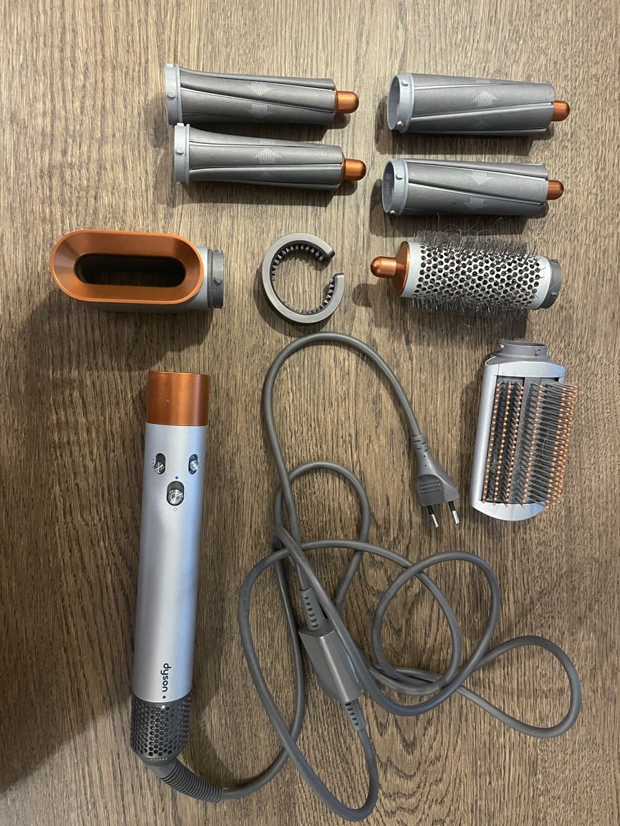 Dyson Asciugacapelli: Dyson Airwrap Complete Long Haarglätter silber orange  – Usato da Itingen venduto da Monschi5 2