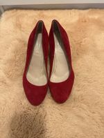 Rote Keilabsatz-Pumps Gr. 39 - Top für den Frühlingsanfang!