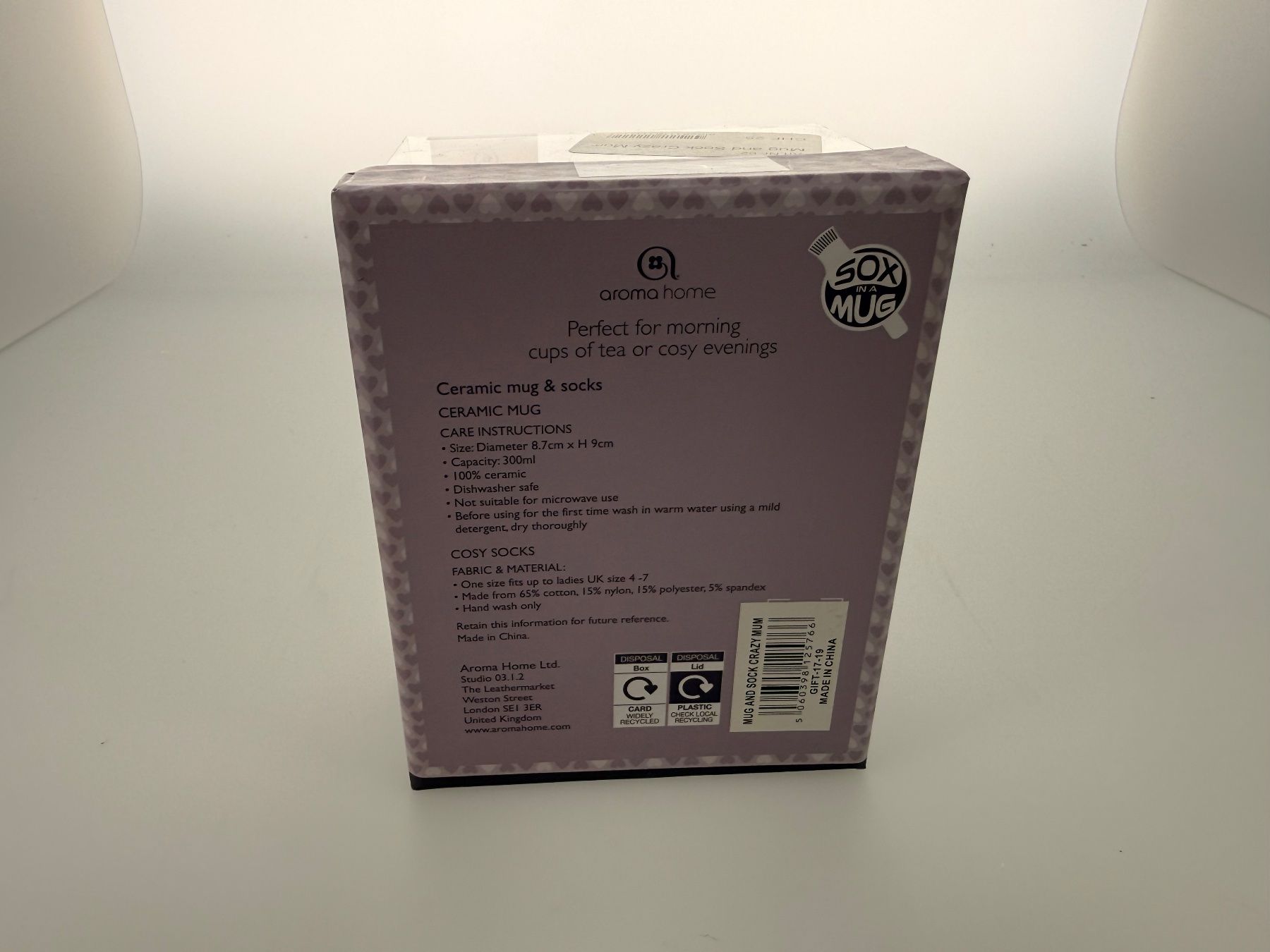 Tazze: Aroma Home Mug & Socks Set neu – Nuovo e nell'imballaggio originale da Zug venduto da isdach 1