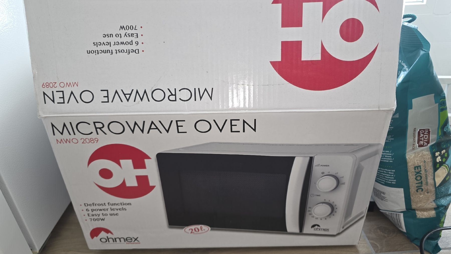 Ohmex Elettrodomestici da cucina: Ohmex MWQ 2089 Microwave Oven 20L White perfect Condition – Usato da Zürich venduto da shu_lz7v 1