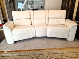 Trapez 2-Sofa mit elektrischer Relax-Funktion beidseitig