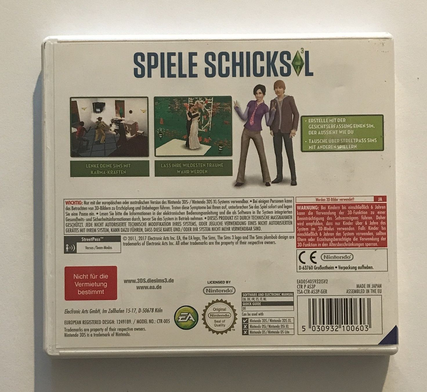 Giochi: 3DS - Die Sims 3 – Usato da Allschwil venduto da Bullach 2