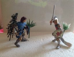 Neu Tortendekoration Set Ritter Bullyland Figuren Kuchendeko