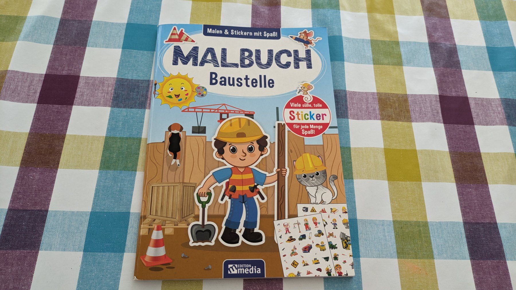 Libri: Malbuch - Baustelle inkl. Sticker – Usato da Staufen venduto da Fleby84