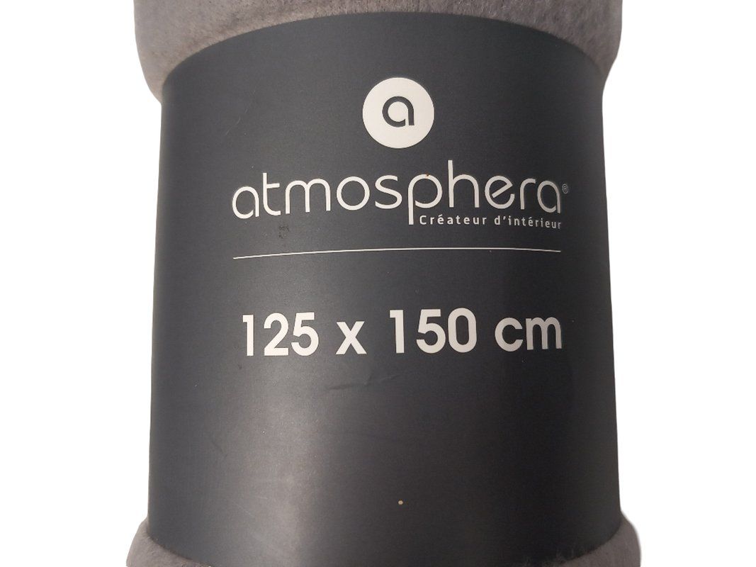 Coperte: ATMOSPHERA Fleece-Decke Mausgrau – Nuovo (secondo la descrizione) da Hünenberg venduto da Restwert_Zug 3