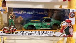 Jada Street Fighter Cammy 1969 Corvette ZL1 neu