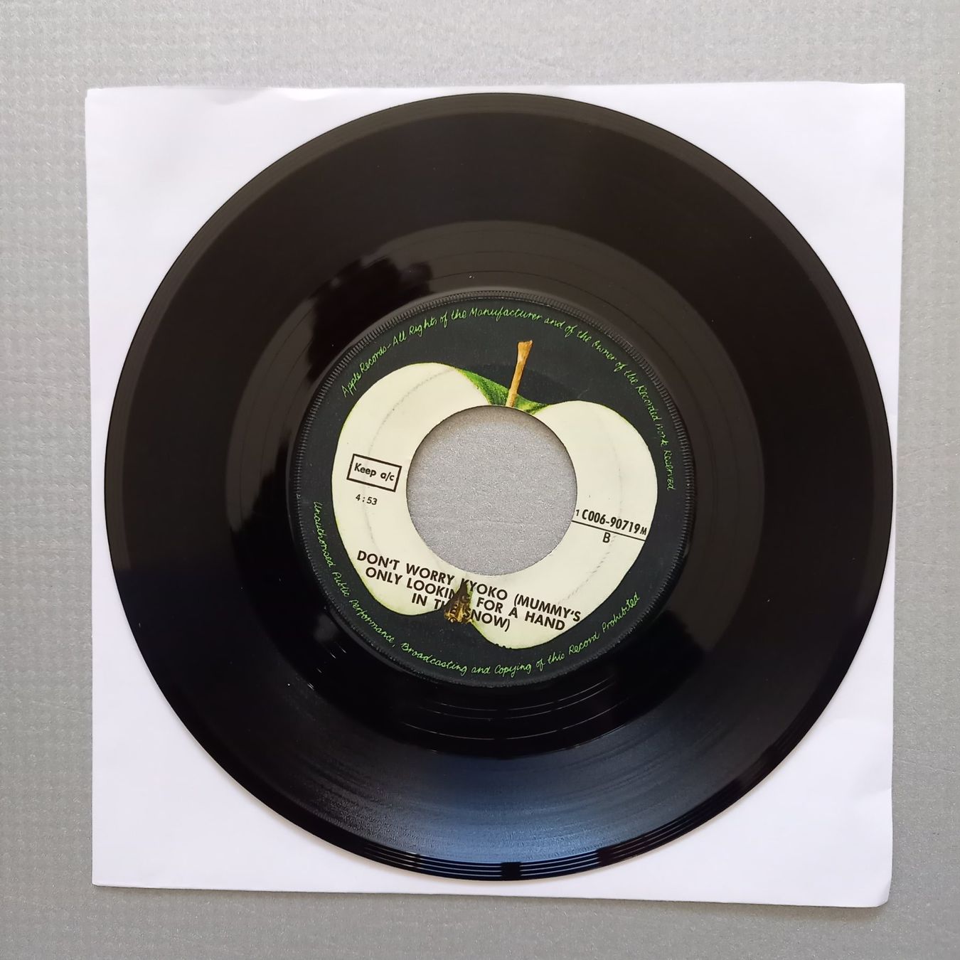 Dischi in vinile: Platic Ono Band - Cold Turkey – Usato da Arbon venduto da pendulum 1