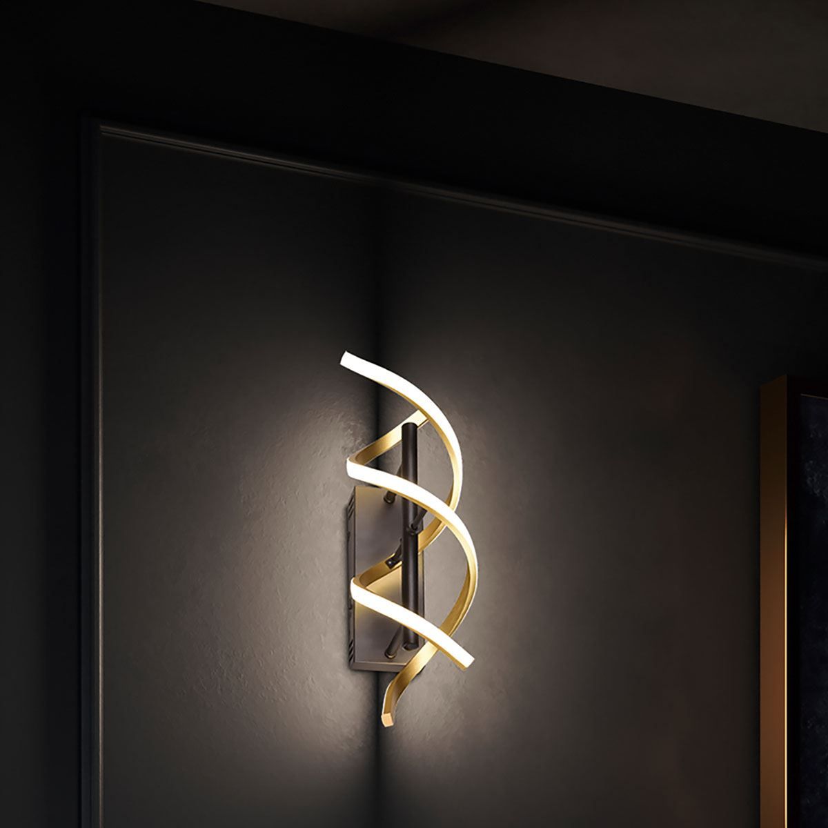Lampen: LED Wandleuchte, 2800 Lumen, Spirale – Neu (gemäss Beschreibung) aus Kreuzlingen von Smart-Light 7
