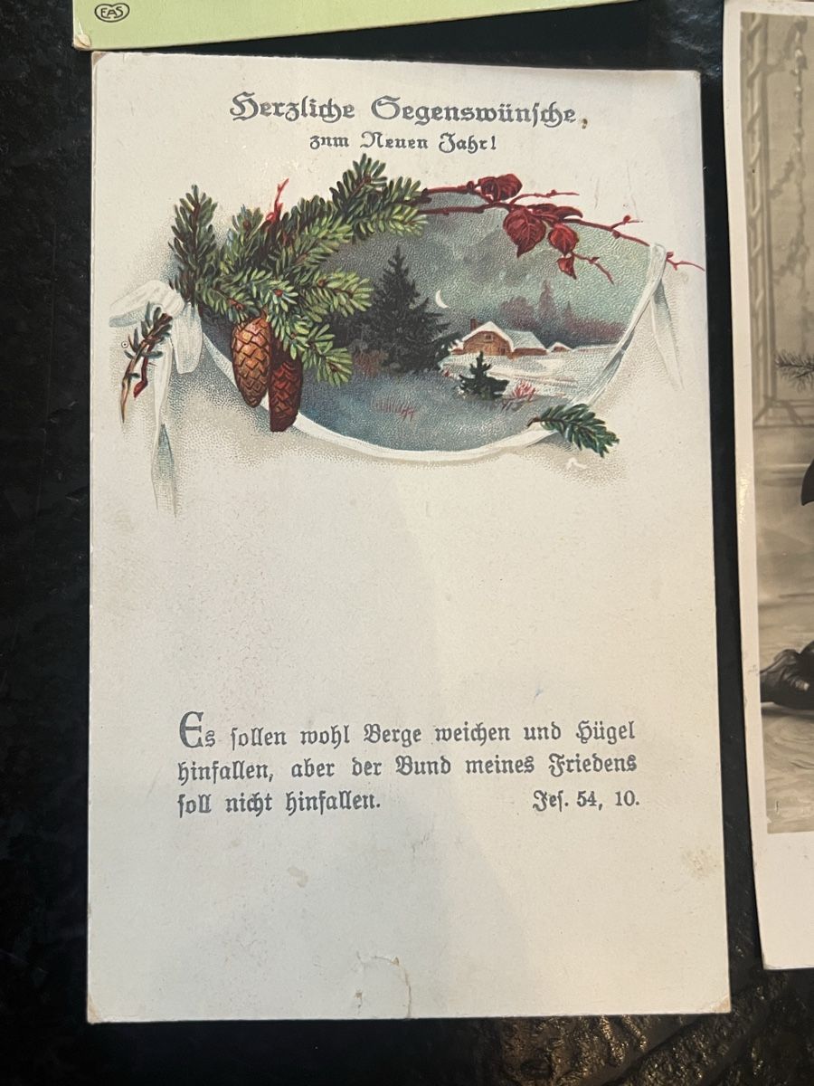 Cartoline: 6 aWeihnachtskarten antik 1910 – Usato da Laufen venduto da Belezza 5
