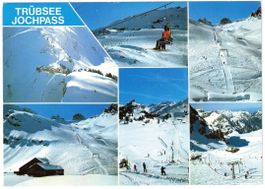 Engelberg - 6 Bild AK Trübsee-Jochpass