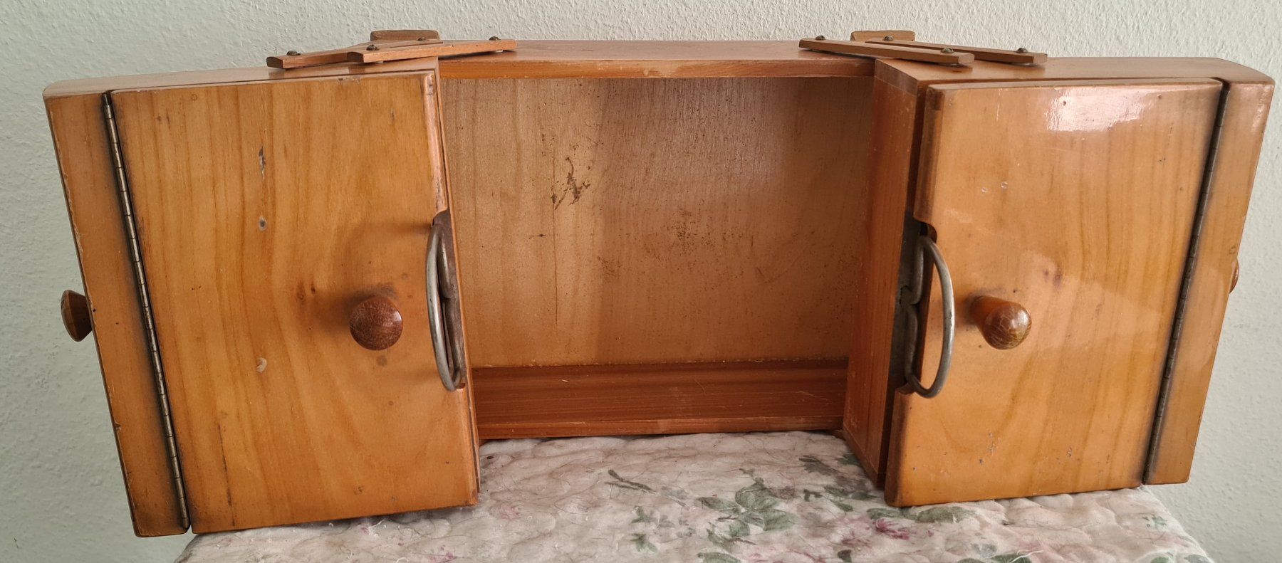 Sonstiges zum Basteln & Handarbeiten: Antikes Nähkästchen Holz 1950 – Gebraucht aus Winterthur von bibummi 6