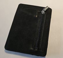 Schlanke Kartenbörse/Kreditkartenetui aus Kunstleder