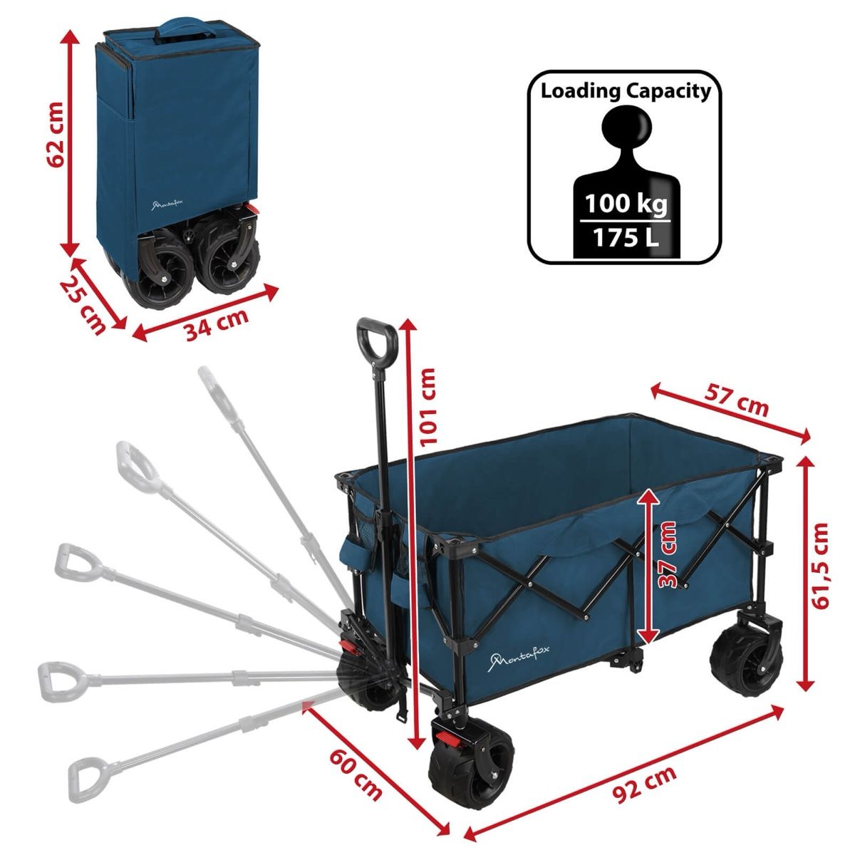 Rimorchi: Leiterwagen Bollerwagen Strandwagen – Usato da Strengelbach venduto da Cwilliams 6