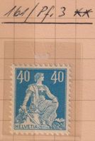 F9) Abart, Helvetia 161**, Achtung: sehe Beschreibung