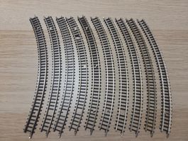 Märklin 10 x 8520 gebogenes gleis Z (2)
