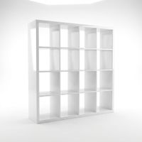 IKEA KALLAX Regal hochglanz weiss 147x147 - gebraucht