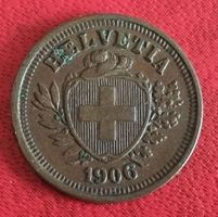 1 RAPPEN JAHR 1906 - SCHWEIZ / RAR