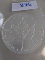 1 oz. / Unze Silber Münze Silbermünze 1991 Maple Leaf 999