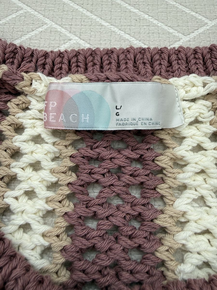 Pullover & Sweatshirts: Crochet Pullover striped size L – Neu (gemäss Beschreibung) aus Cham von Tommuka 2