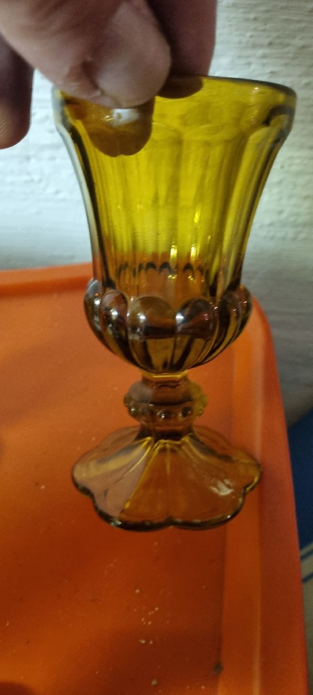 Bicchieri: 4 schöne Vintage Gläser, farbig – Usato da Basel venduto da Jcva 1