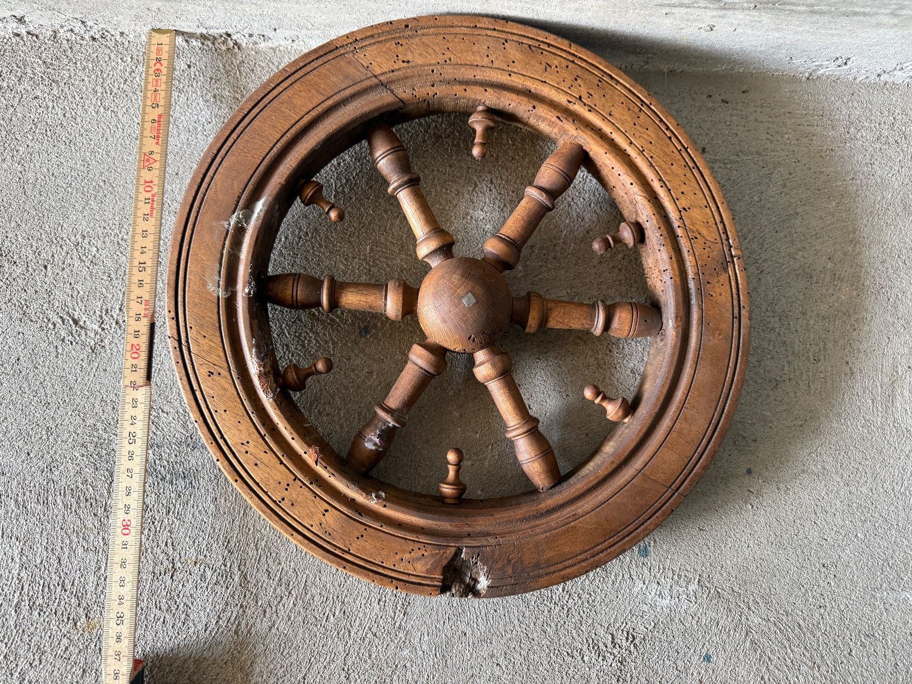 Tutte le decorazioni: Altes Rad von Spinnrad, Holz, Deko – Usato da Schönenwerd venduto da alfred460 1